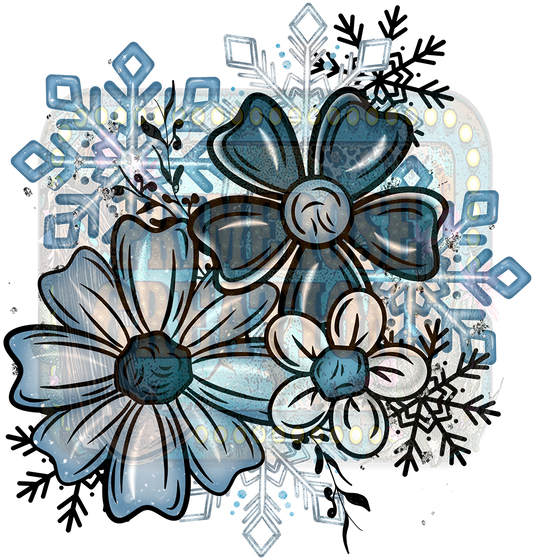 Winter Florals W/Sleeve