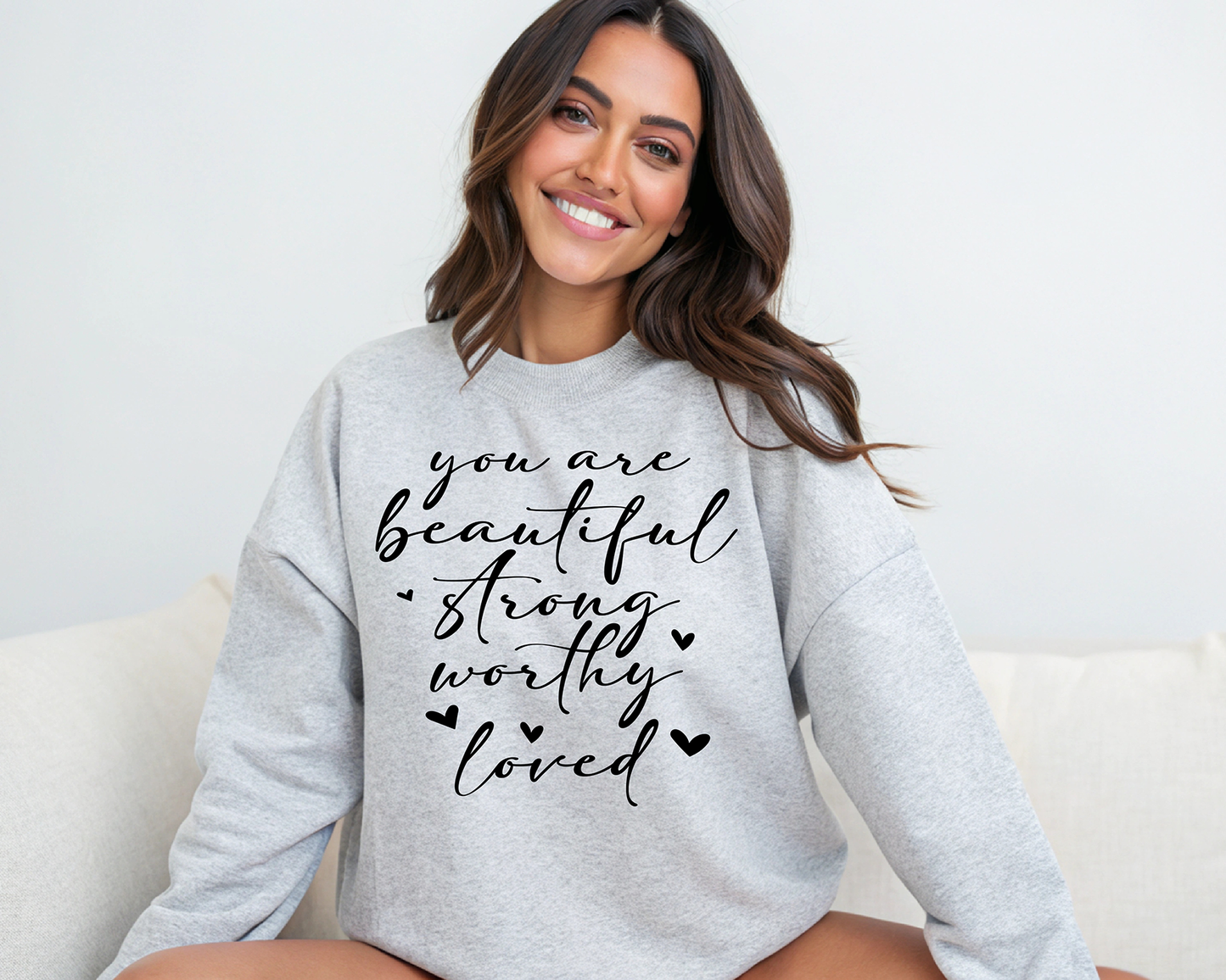 You Are Beautiful Strong-Single Color -DTF Transfer-WHOLESALE