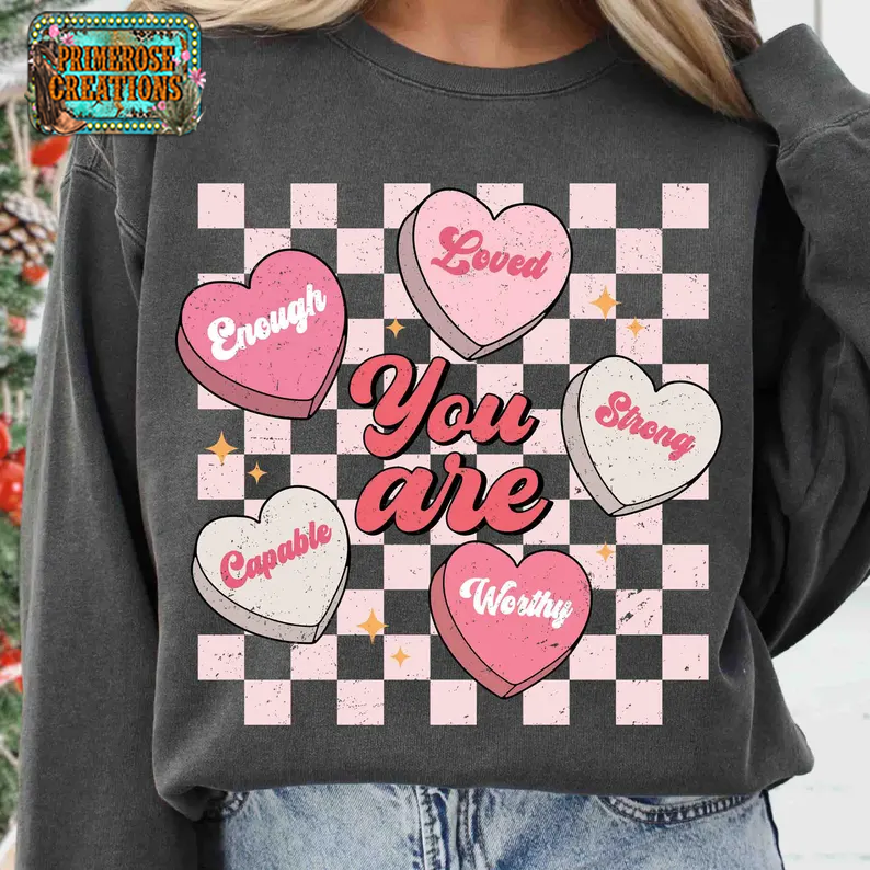 You are Convo Hearts Checkered -