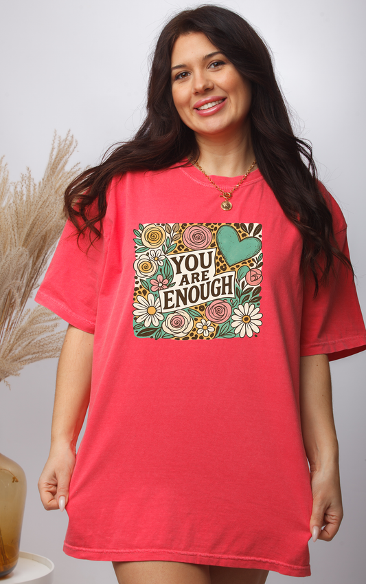 You are Enough -Full Color- DTF TRANSFER-2-5 Business Days