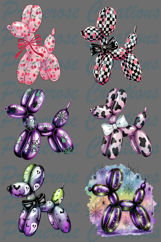 Ballon Dog-Pre Made Gang Sheet 24X36