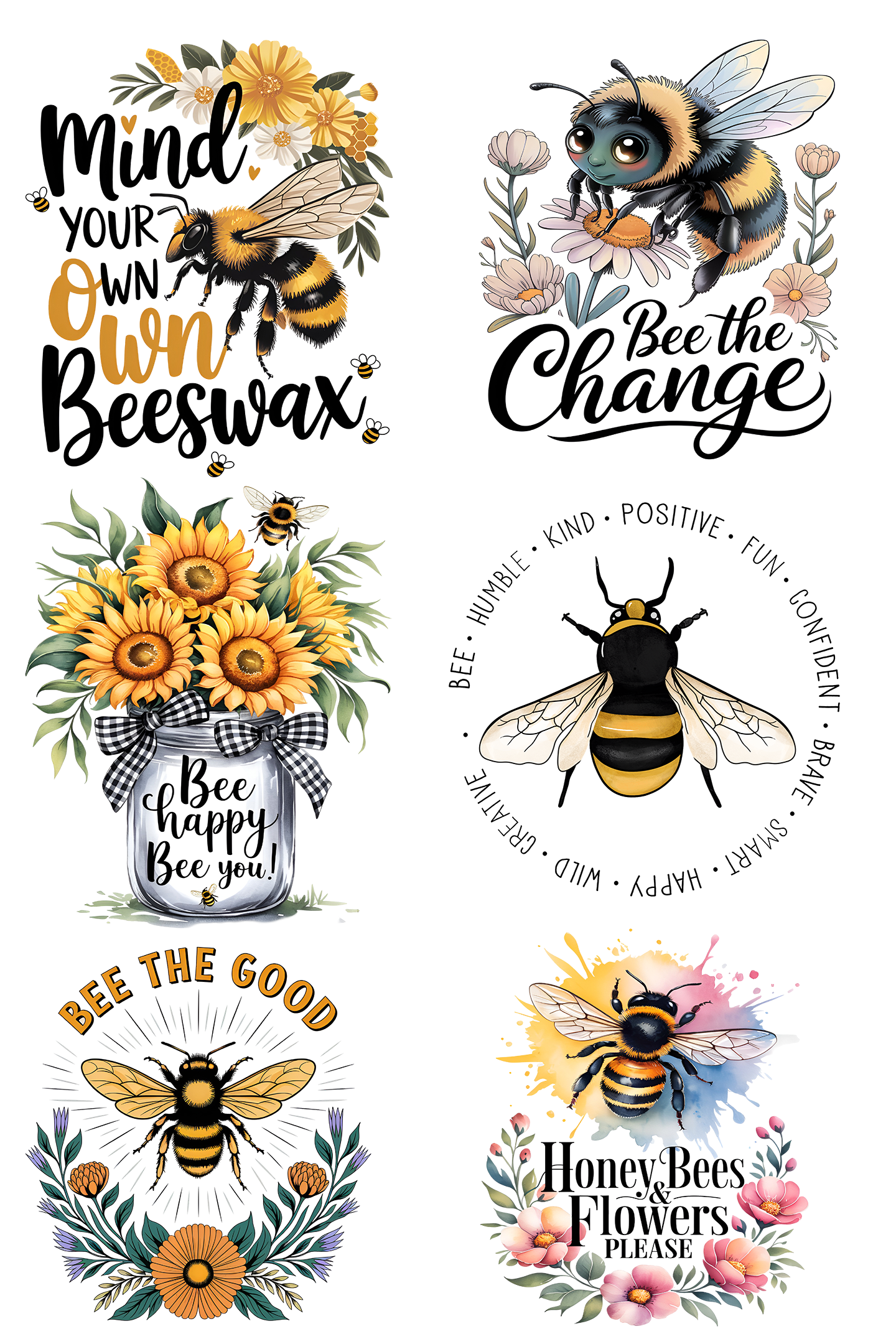 bee-Pre Made Gang Sheet 24X36