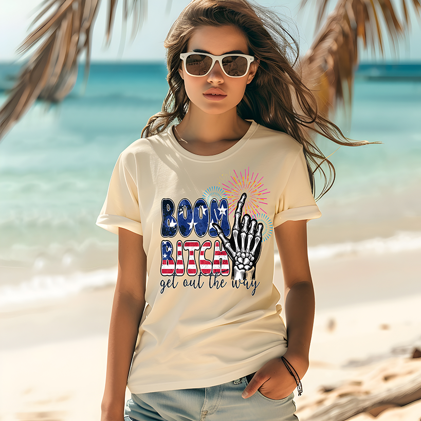 Boom B*tch- DTF TRANSFER