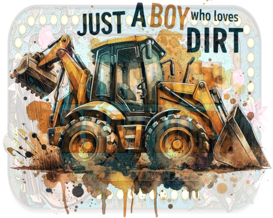 Boy who loves dirt (youth)