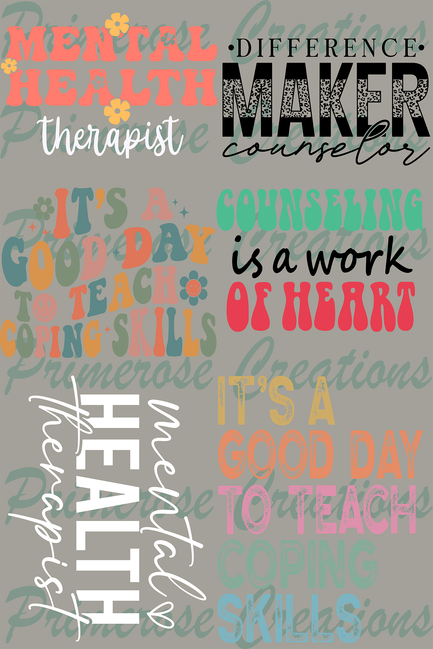 Counselor/Therapist-Pre Made Gang Sheet 24X36