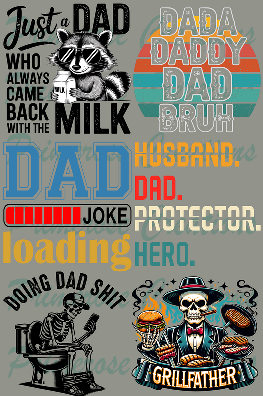 Dad Pre-Made Gang Sheet 24X36