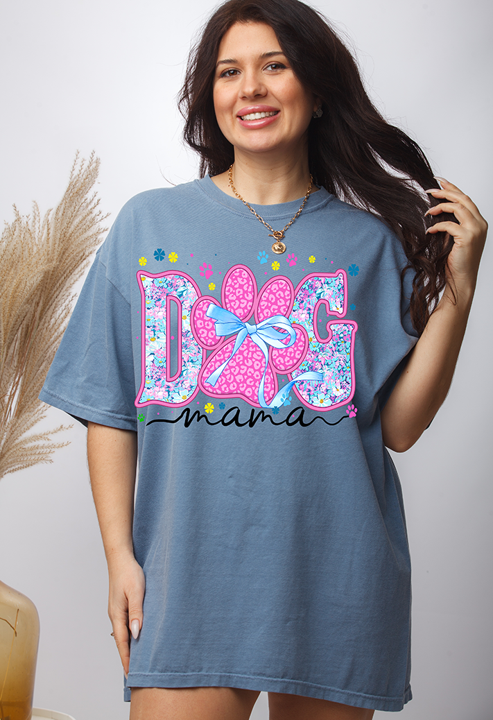 Dog Moma Floral- DTF TRANSFER