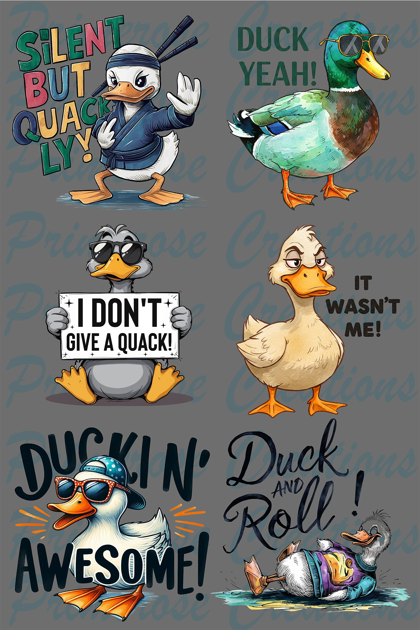 Duck Pre Made Gang Sheet 24X36
