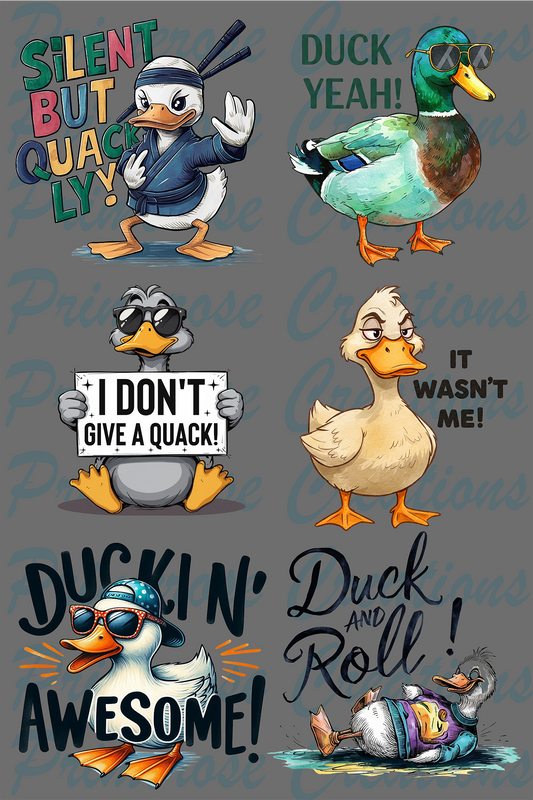 Duck Pre Made Gang Sheet 24X36