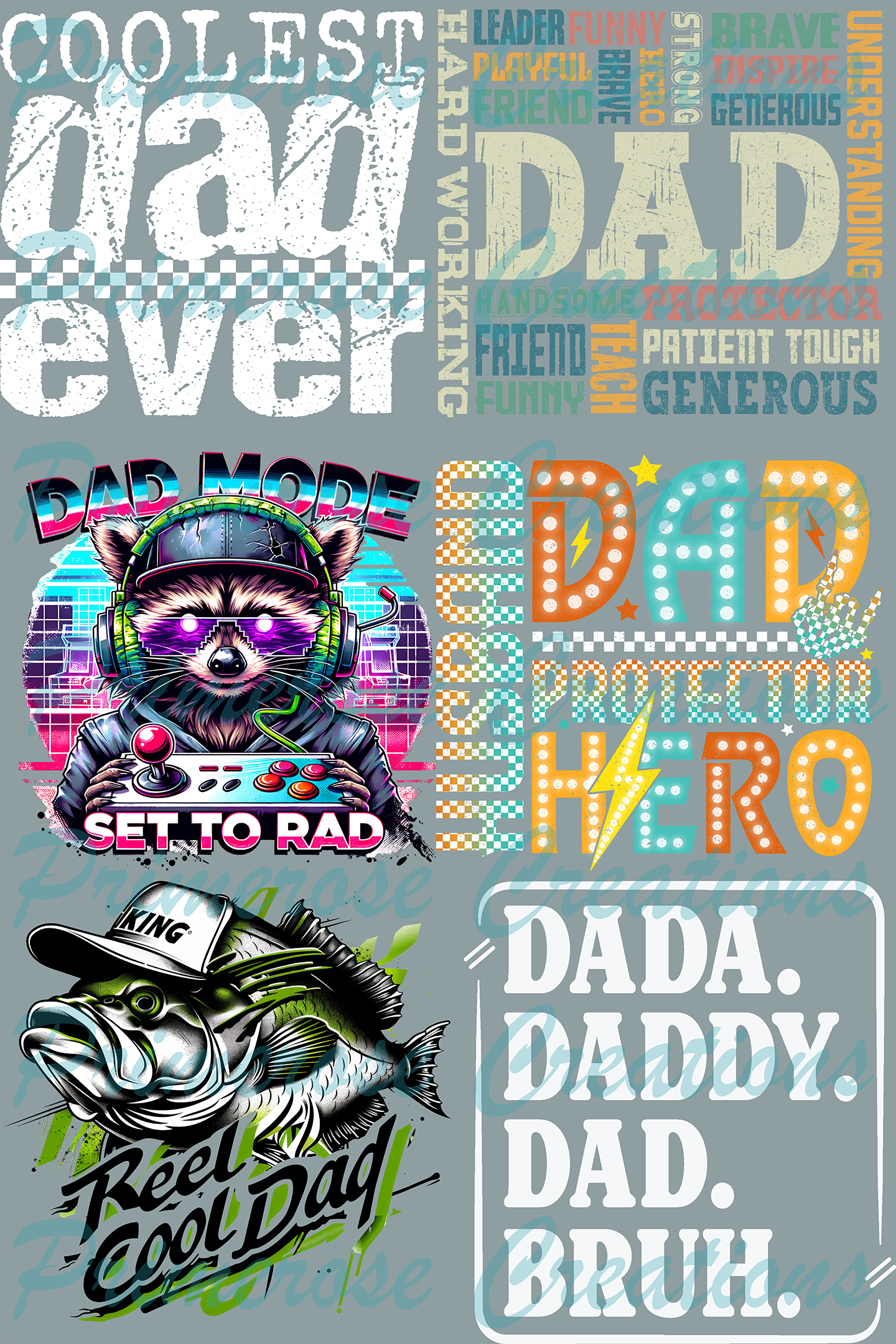 Rad Dad -Pre Made Gang Sheet 24X36