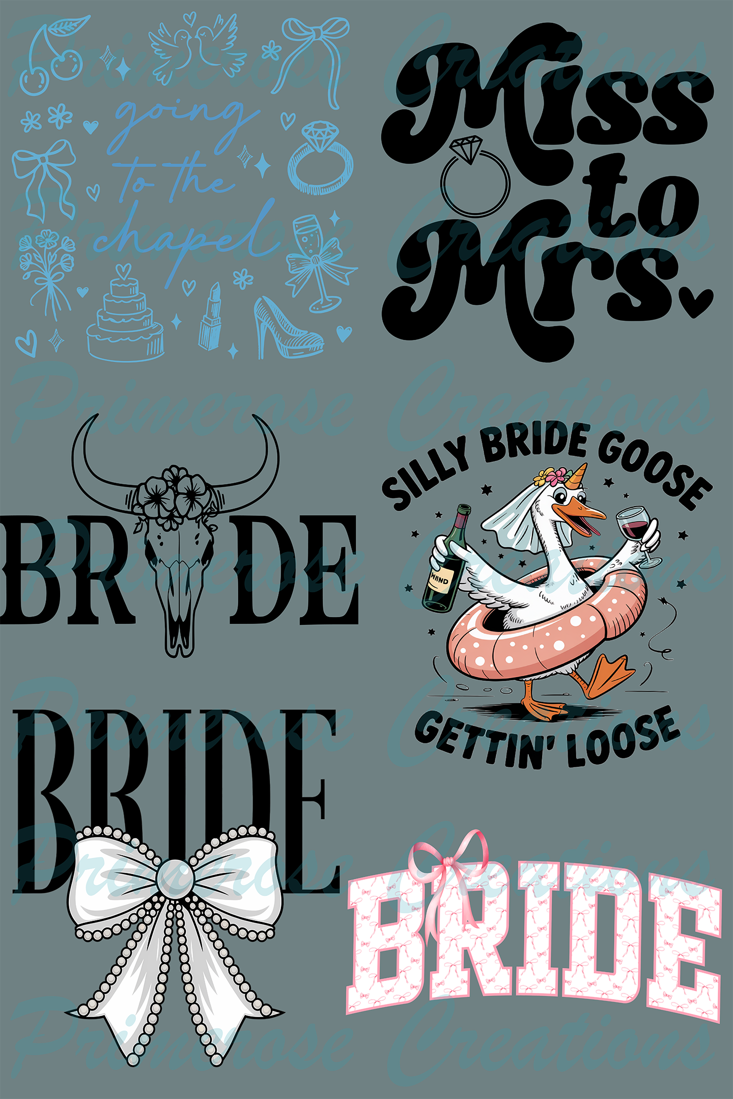 It's Bride time-Pre Made Gang Sheet 24X36