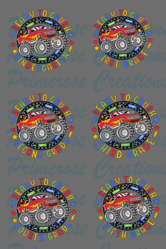 Preppy Back to School-Pre Made Gang Sheet 24X36