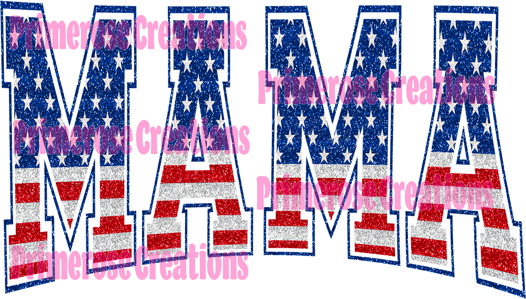Glitter Mama Flag