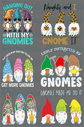 Gnomes-Pre Made Gang Sheet 24X36