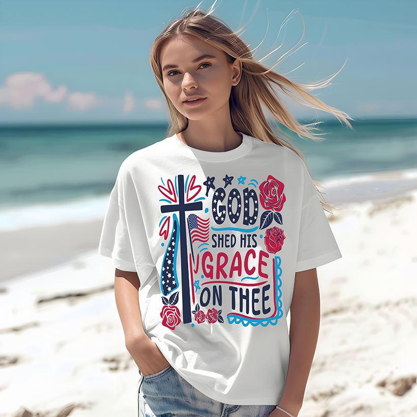 GOD Share his grace on me - DTF TRANSFER