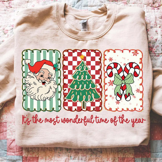 Christmas Stamp-Full Color DTF Transfer -2-5 Business Days