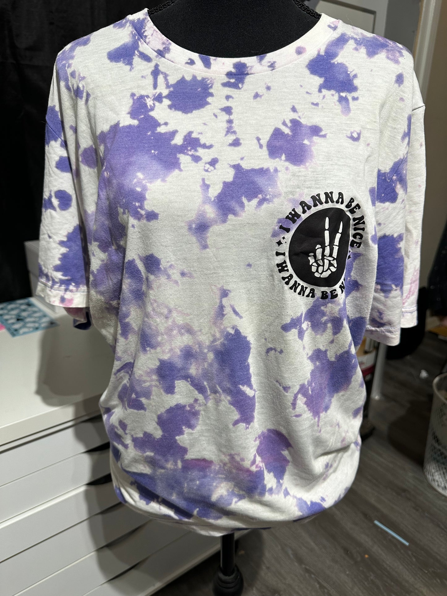 I Wanna Be Nice Dye Tee