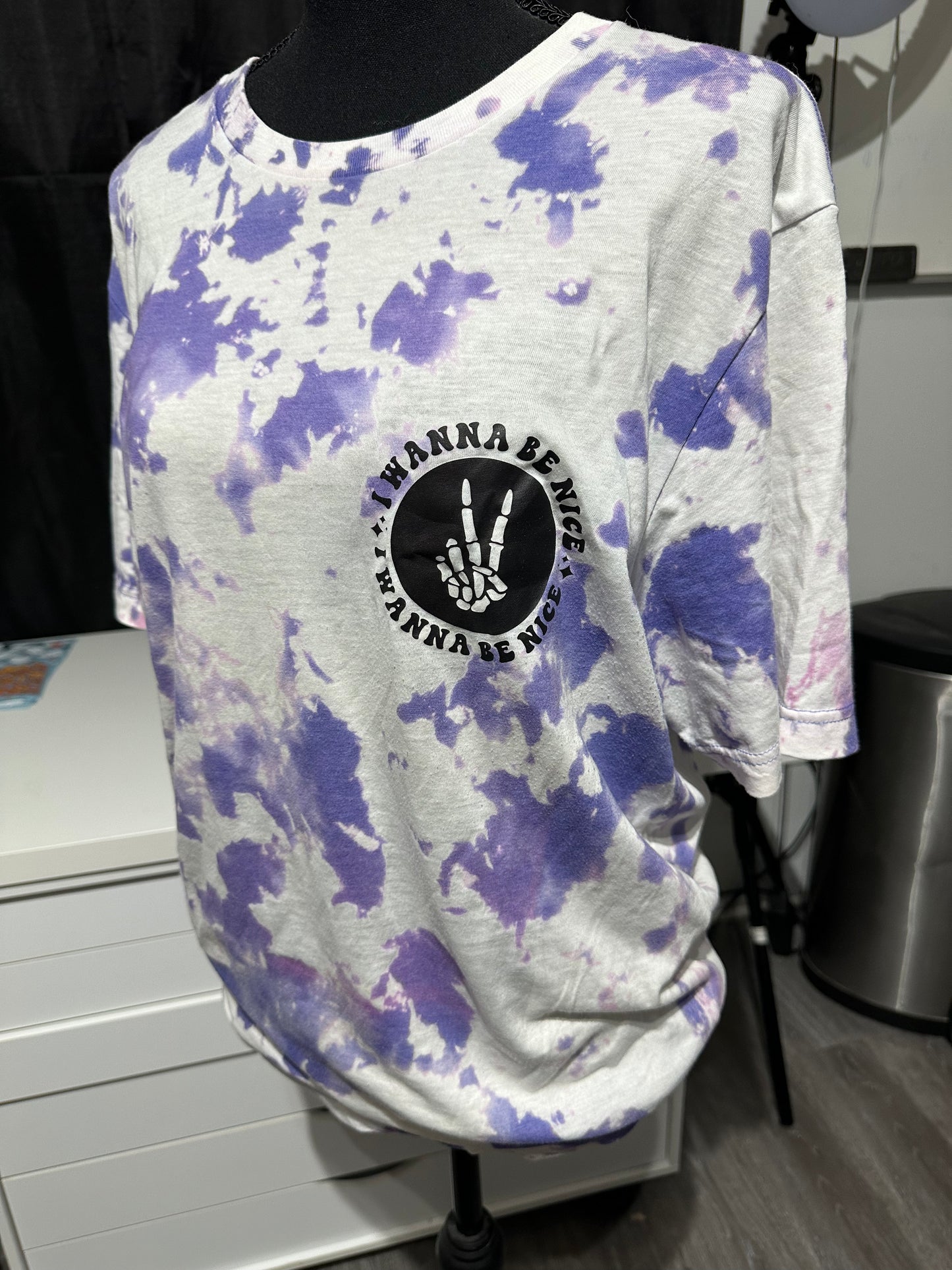 I Wanna Be Nice Dye Tee