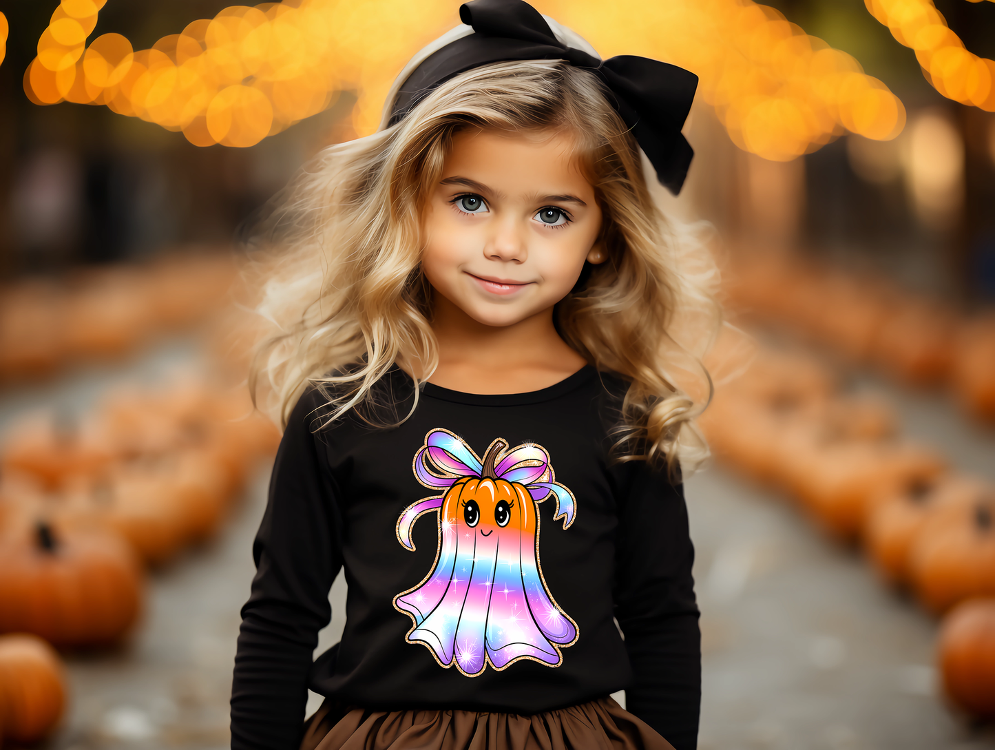 Iridescent Ghostie - Youth - Full Color DTF Transfer - RTS- 41