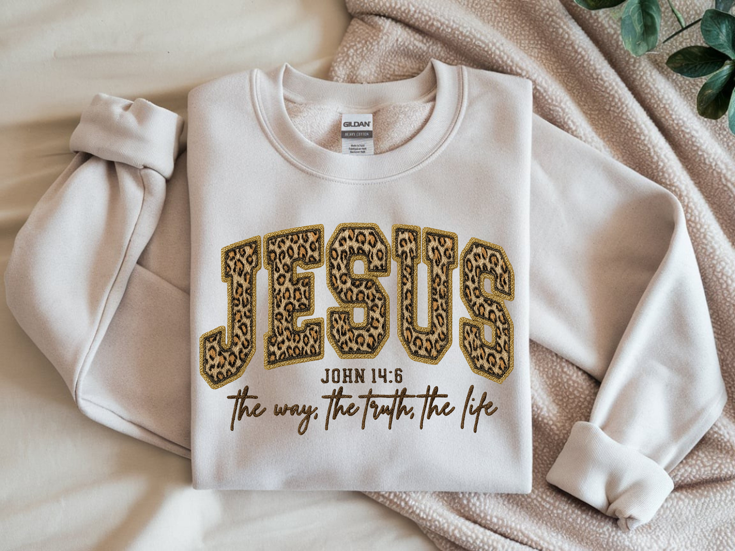 Jesus leopard- Full Color-DTF Transfer-WHOLESALE