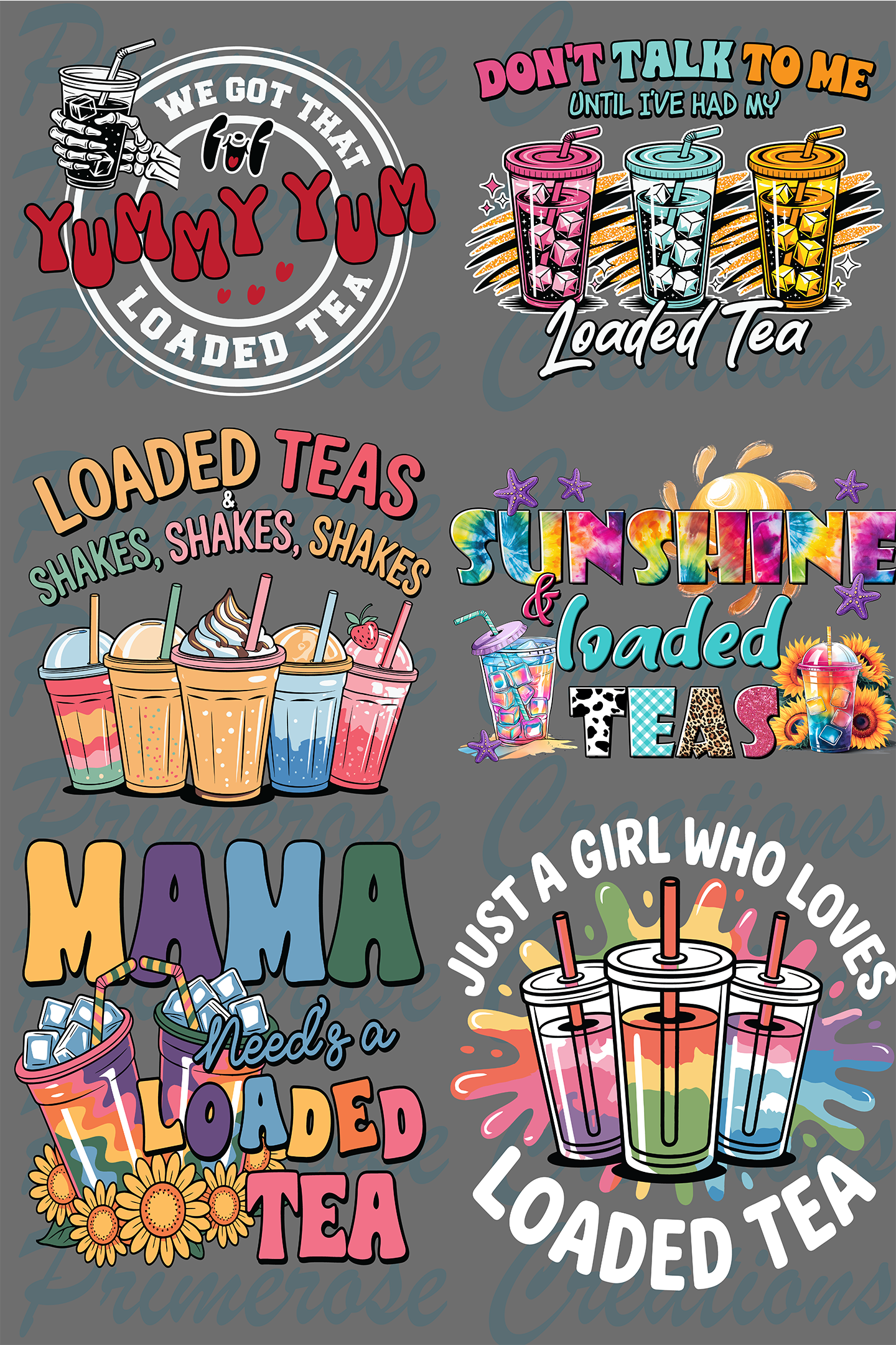 Loaded Teas Pre Made Gang Sheet 24X36 (Copy) (Copy)