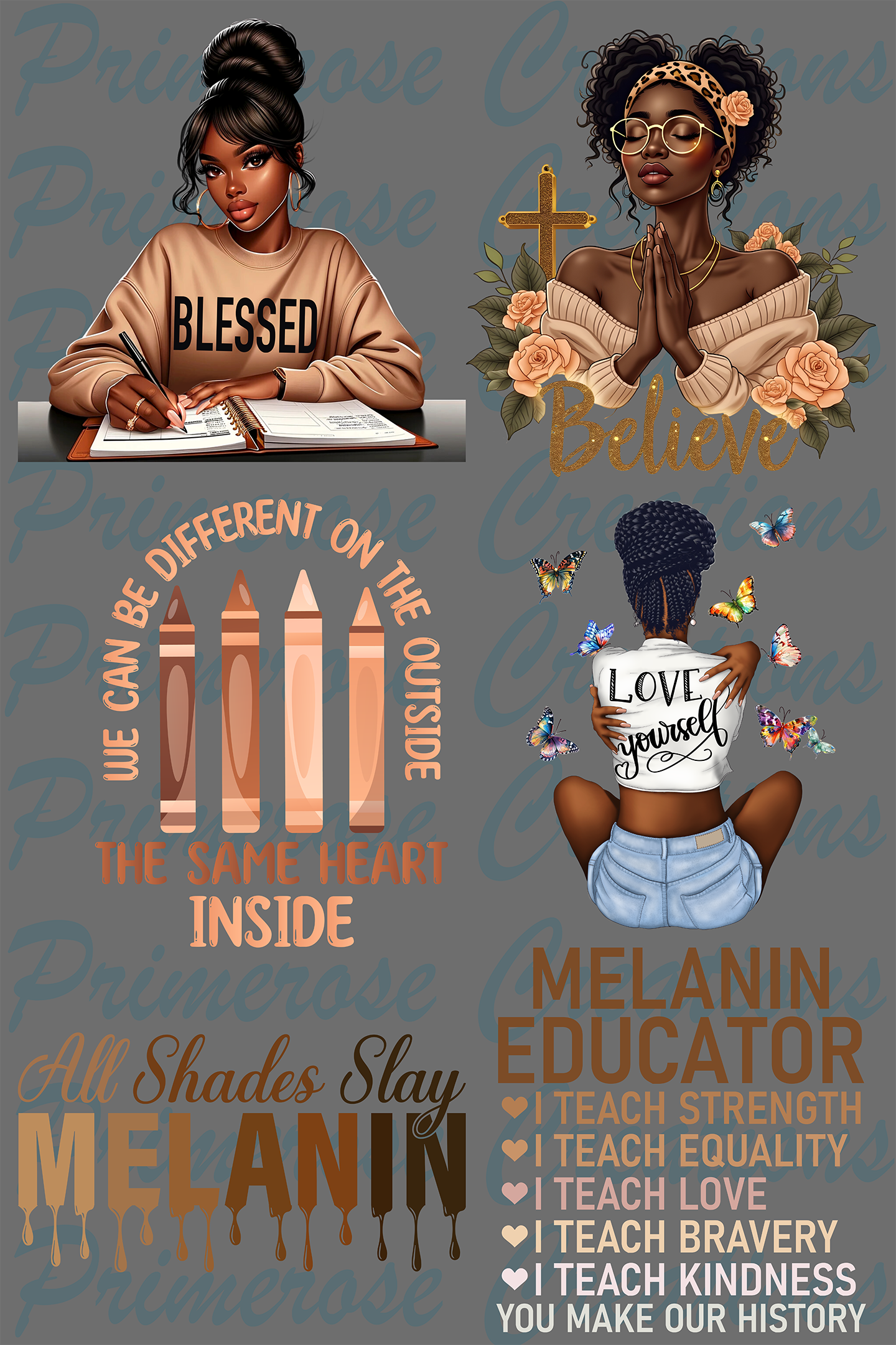 Melanin Pre Made Gang Sheet 24X36