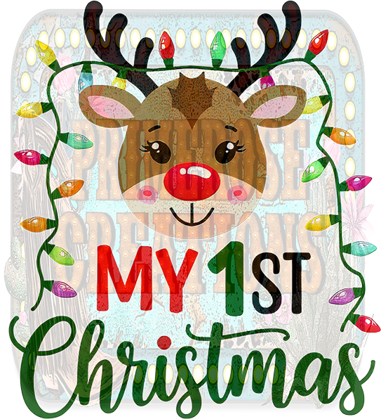 My 1st Christmas (youth)-Full Color-DTF TRANSFER- 2-5 Business Days