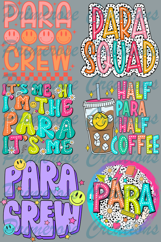 Para Pro -Pre Made Gang Sheet 24X36