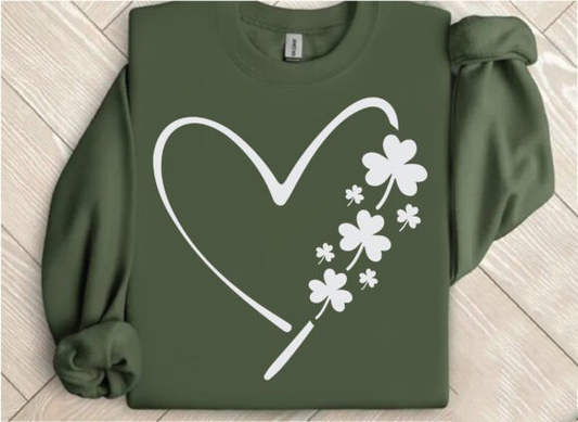 St Patties Heart - DTF TRANSFER