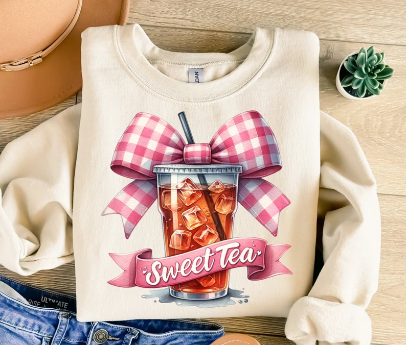 Sweet Tea Coquette - DTF TRANSFER -