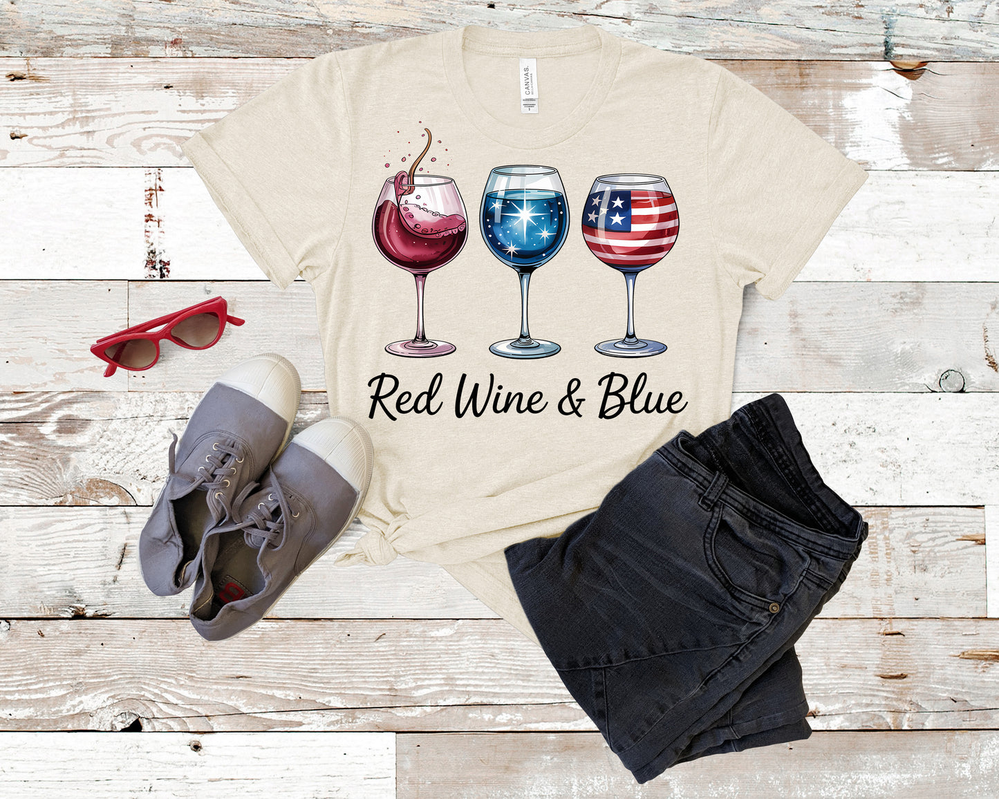 Wine July - Full Color - DTF Transfer