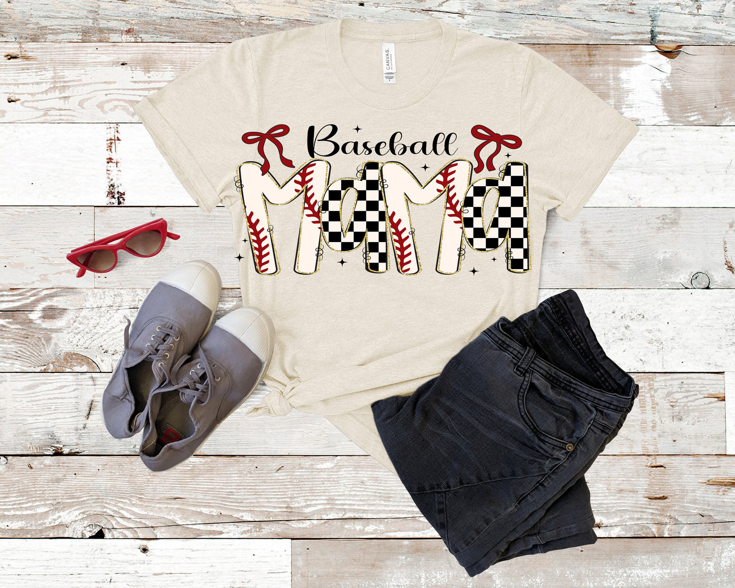 Baseball Mama- Full Color - DTF Transfer - WHOLESALE