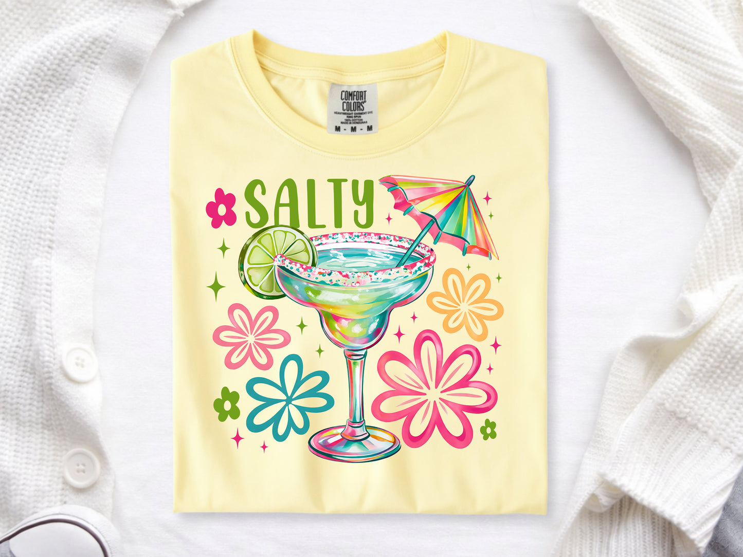 Salty Summer -Full Color - DTF Transfer - WHOLESALE