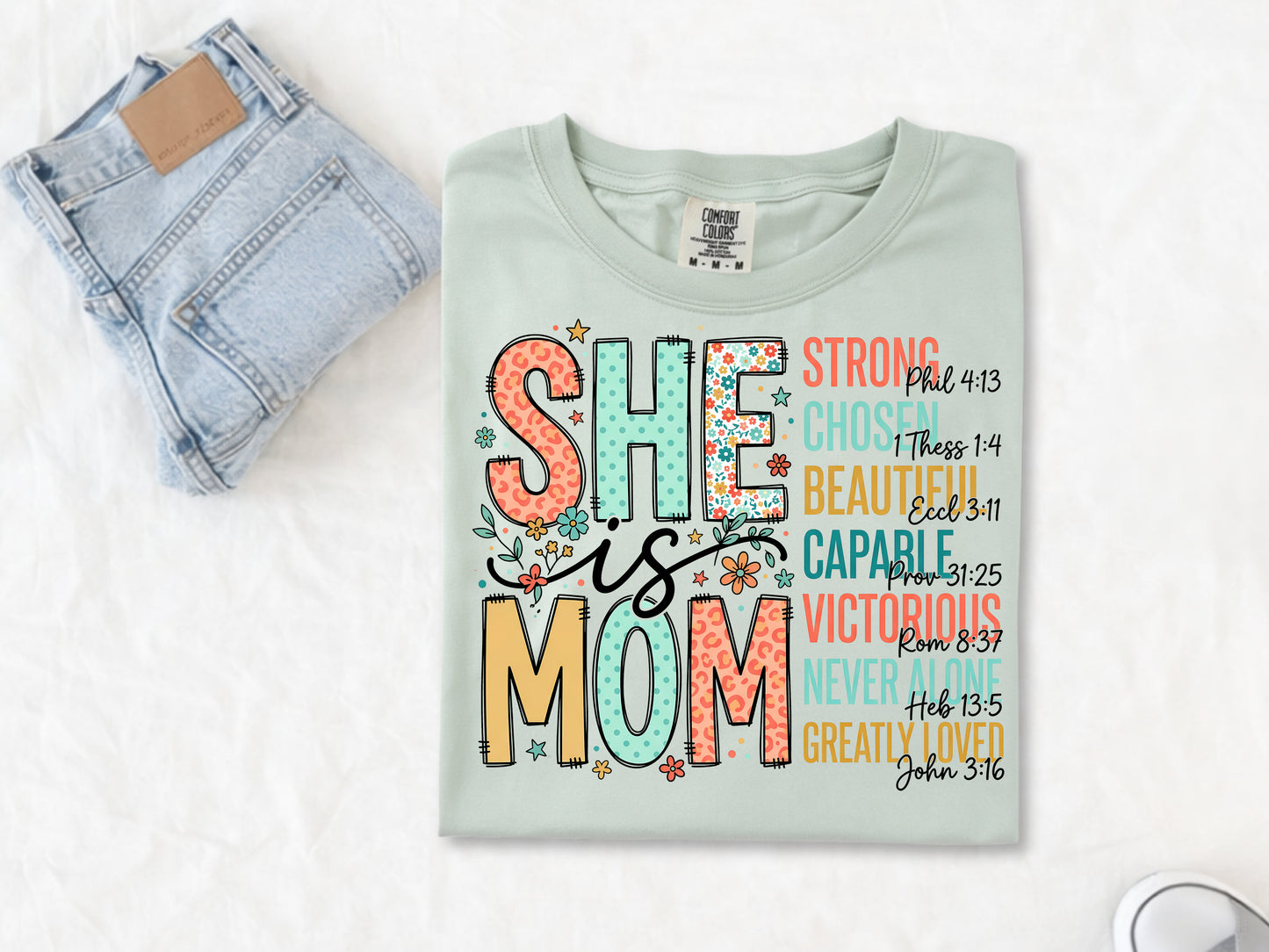 She is Mom -Full Color - DTF Transfer - WHOLESALE