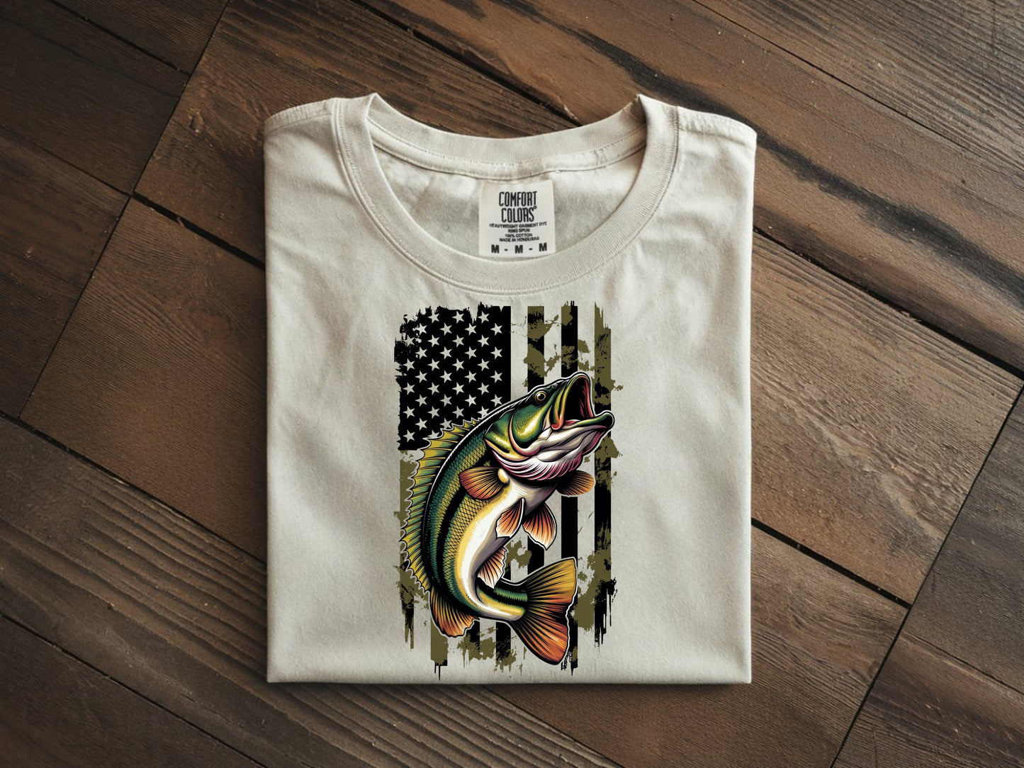 Fishin Flag - Full Color - DTF Transfer