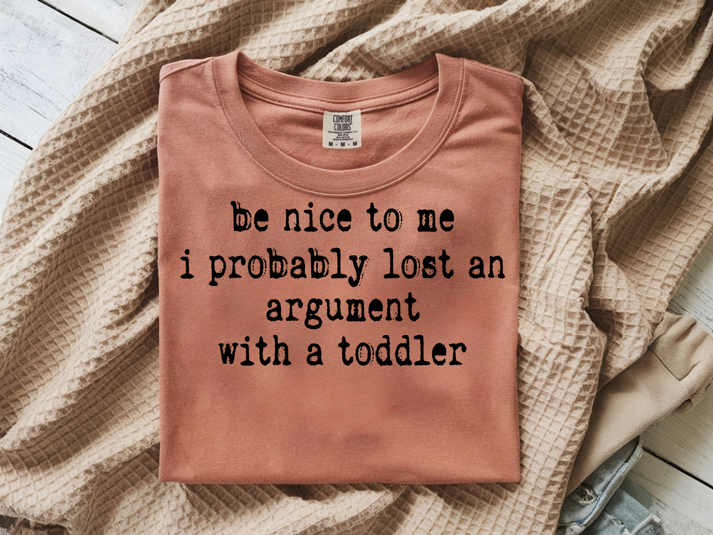 Toddler Argument- Full Color - DTF Transfer - WHOLESALE