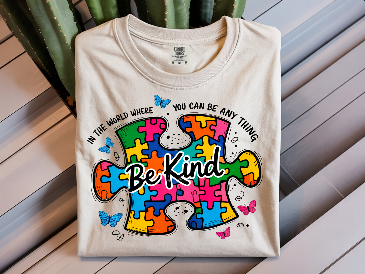 Be Kind -Full Color - DTF Transfer - 2 to 5 business days