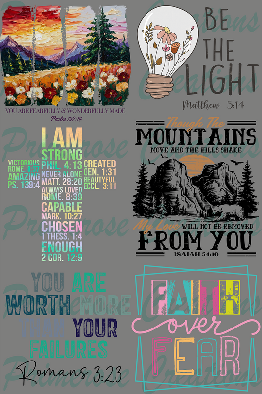 You Gotta Have FAITH-Pre Made Gang Sheet 24X36