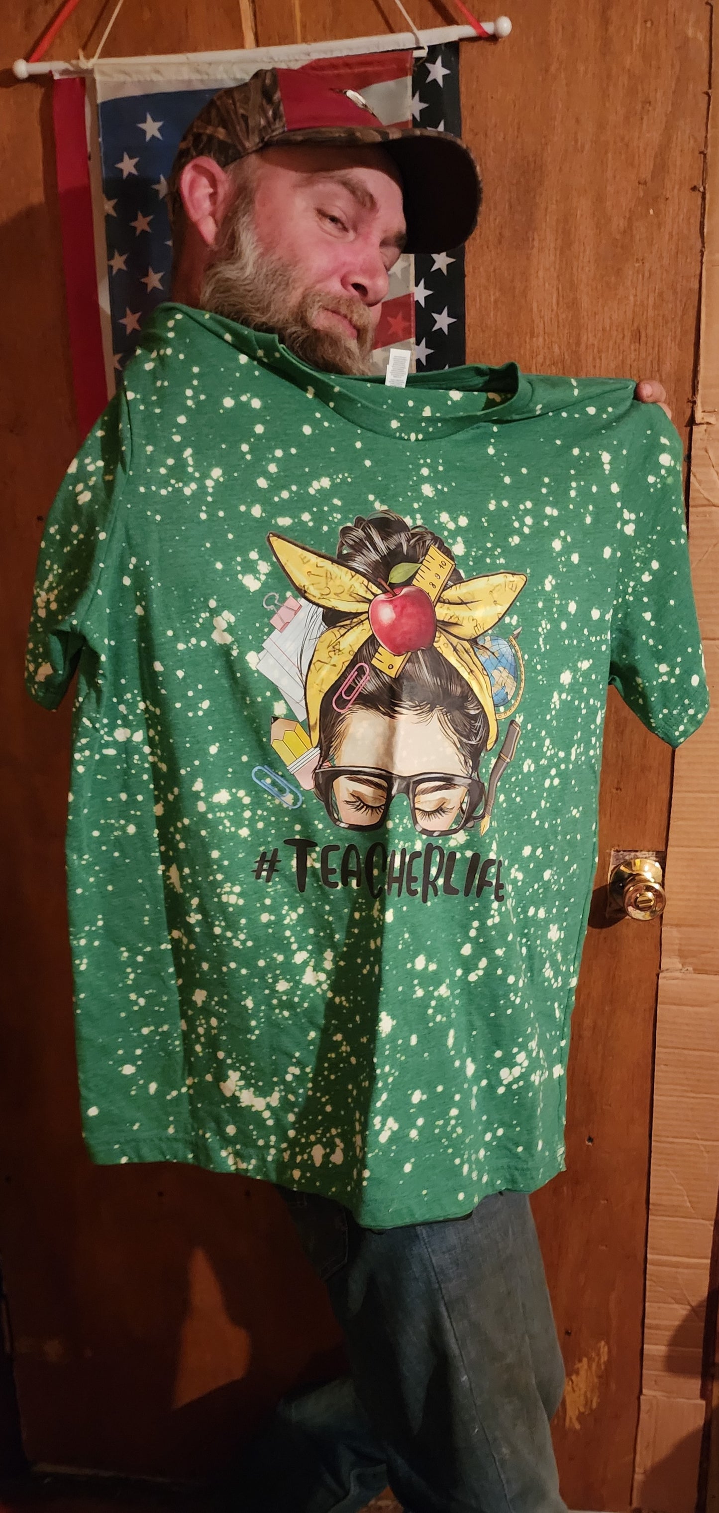 Splatter Bleach Blank