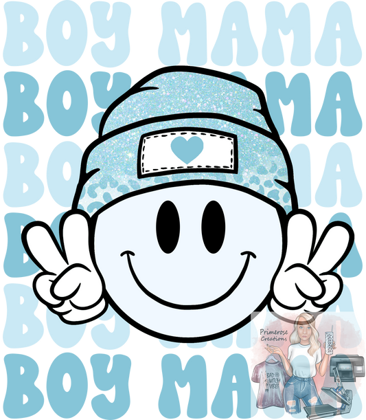 Boy Mama Repeat Retro DTF
