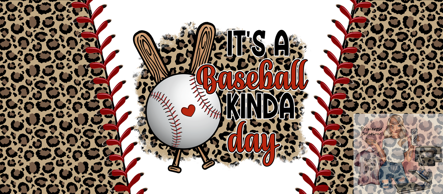 It's A Baseball Kinda Day Libbey Wrap