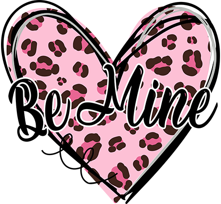 Be Mine Heart DTF