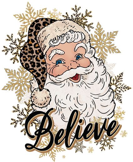 Believe Santa DTF