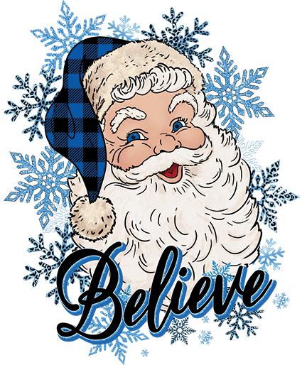 Believe Santa DTF