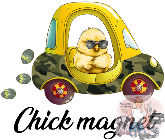 Chick Magnet Camo DTF