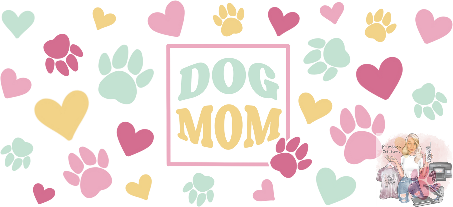 Dog Mom Pastel Libbey Wrap