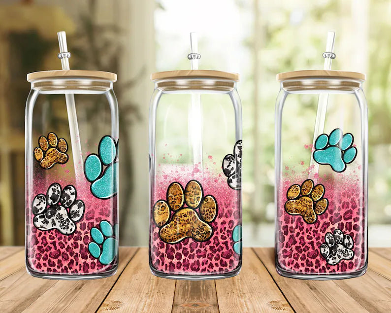 Dog Paws Libbey Wrap