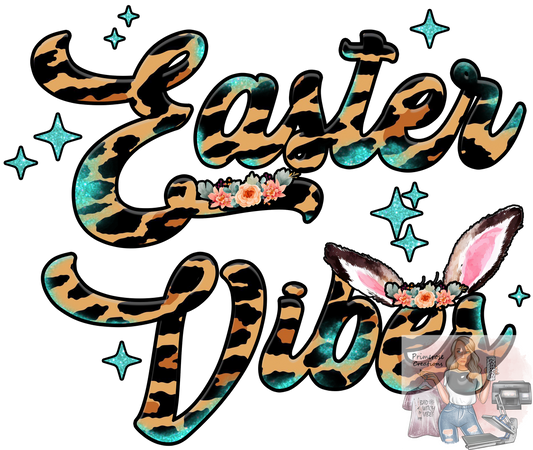 Easter Vibes Turquoise DTF