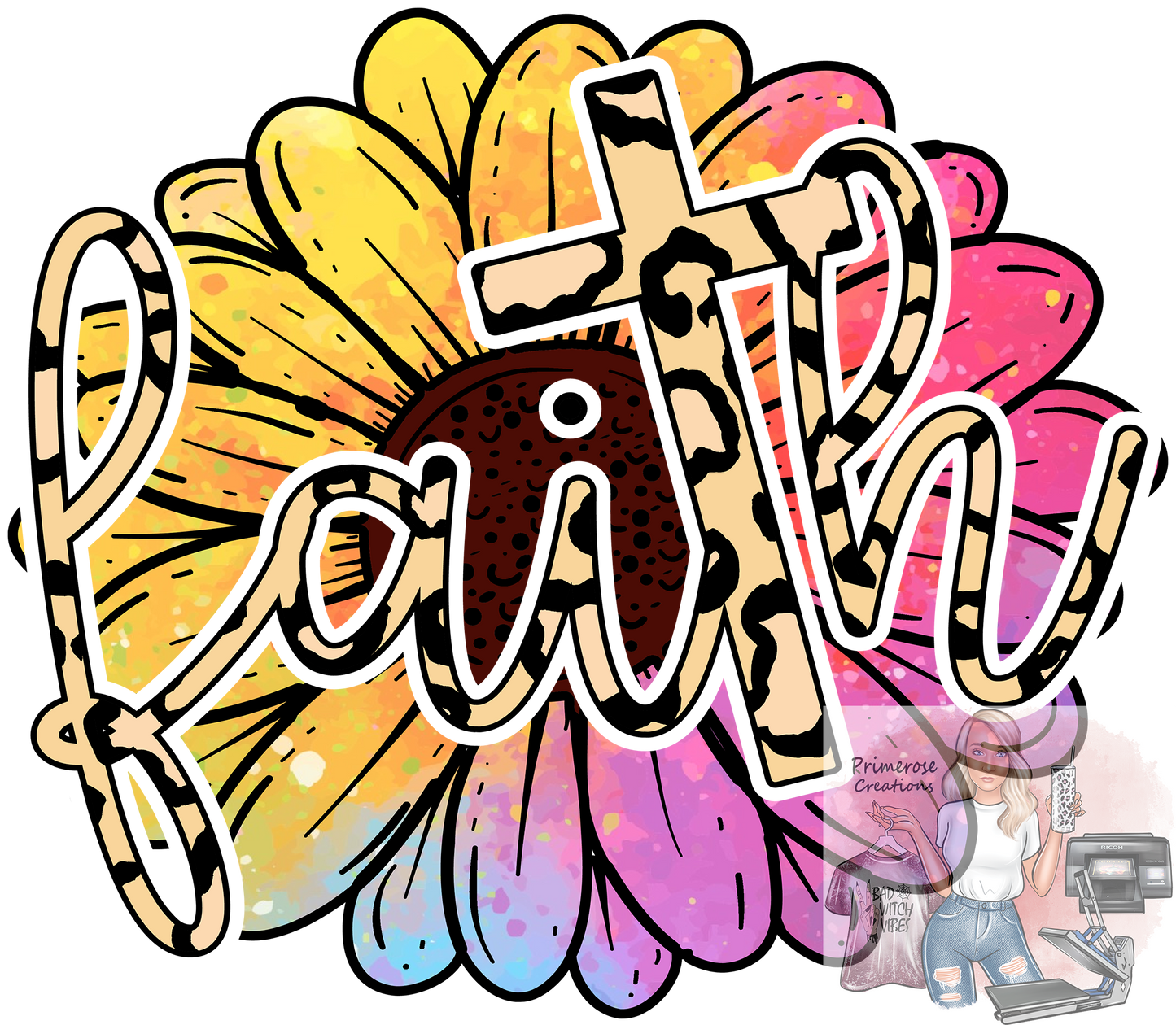 Faith Sunflower DTF