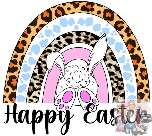 Happy Easter Rainbow 2 DTF